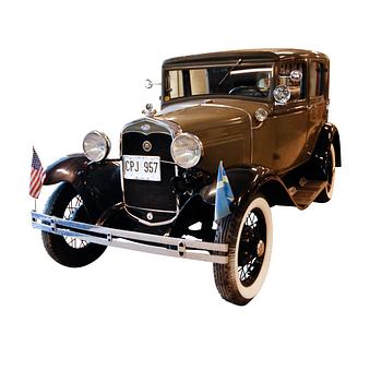 VETERANBIL, FORD DE LUXE, 1931.