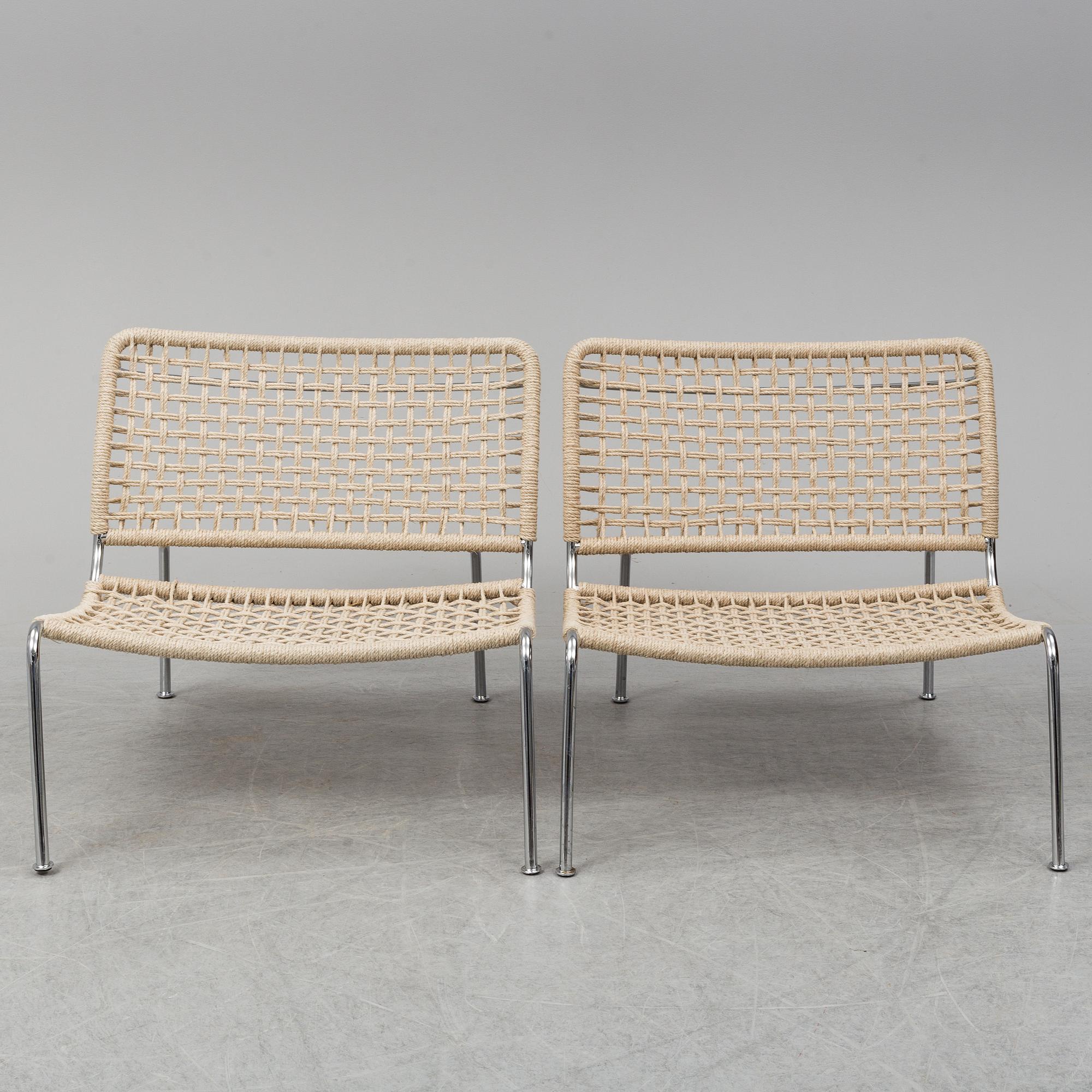 PIERO LISSONI, a pair of "Frog Lounge" easy chairs, Living Divani.