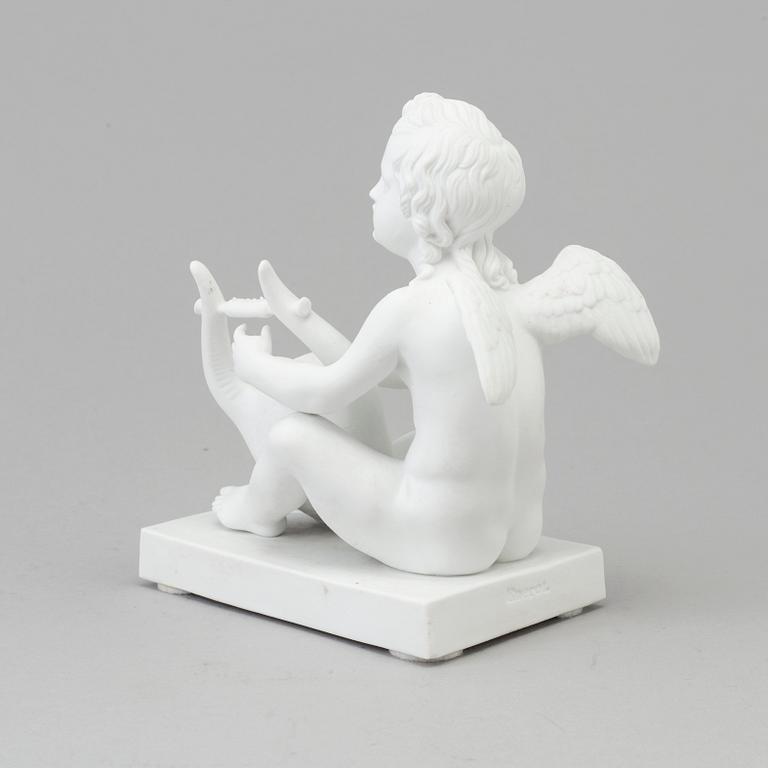 A bisquit scultpure From Eneret, after Bertel Thorvaldsen, Bing & Gröndahl, Denmark, 1860s.
