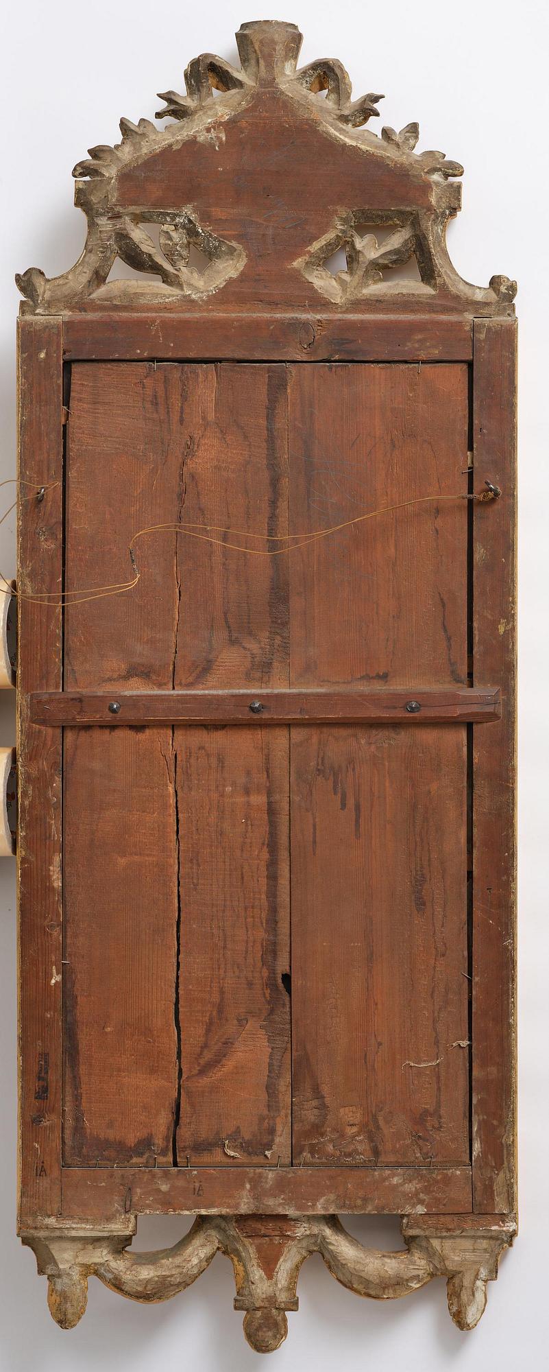Spegel, Stockholmsarbete, sent 1700-tal, Gustaviansk.