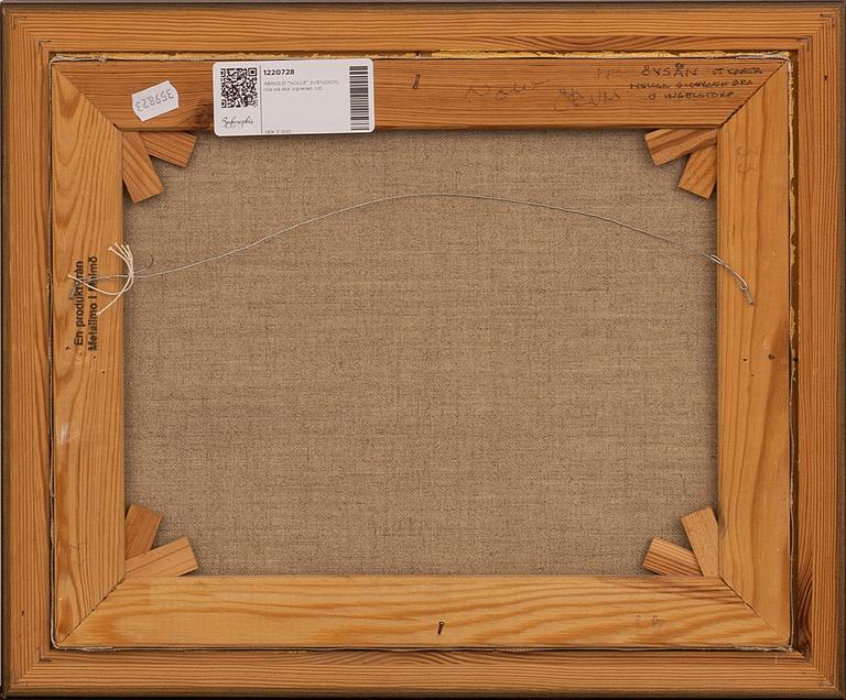 ARNOLD "NOLLE" SVENSSON, oil on canvas.