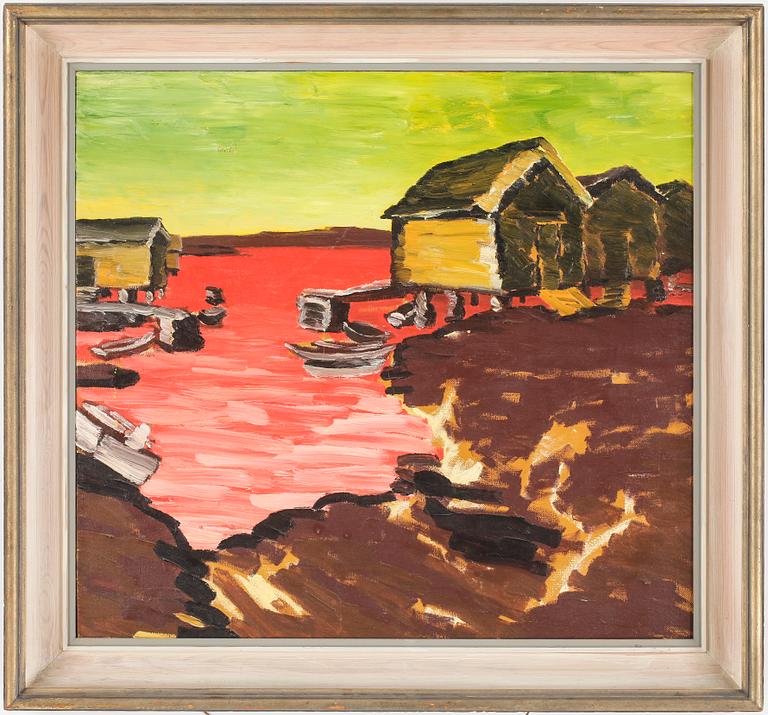 GUNNAR LÖBERG, olja på duk, sign o dat -35.