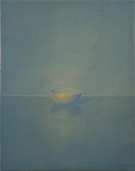 ALLAN MADSEN, OLJA PÅ DUK. SIGNERAD.