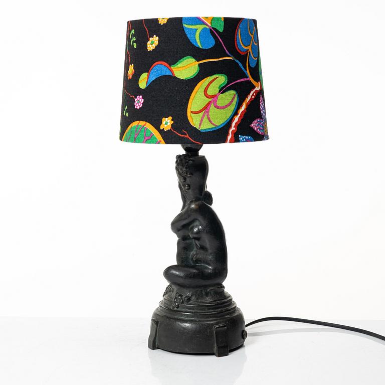 Axel Gute, bordslampa, Herman Bergman.