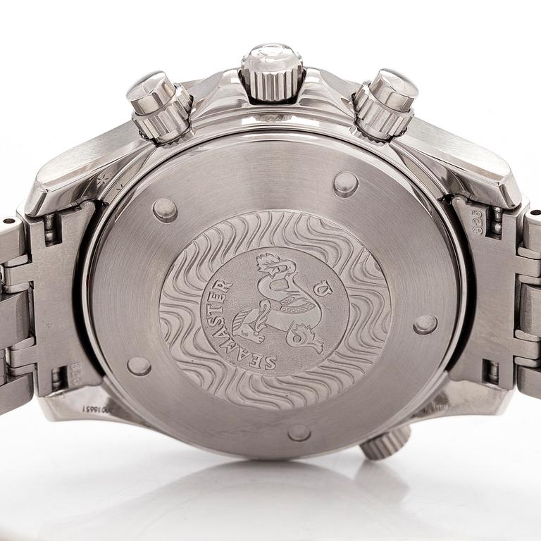 Omega, Seamaster, kronograf, armbandsur, 41,5 mm.