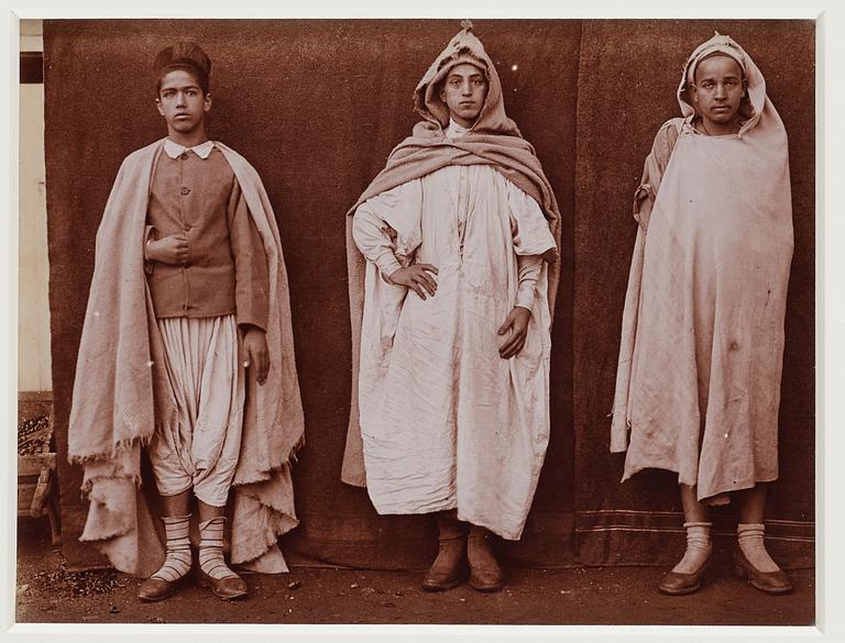 12 photographs of Kabylian children, ca 1910.