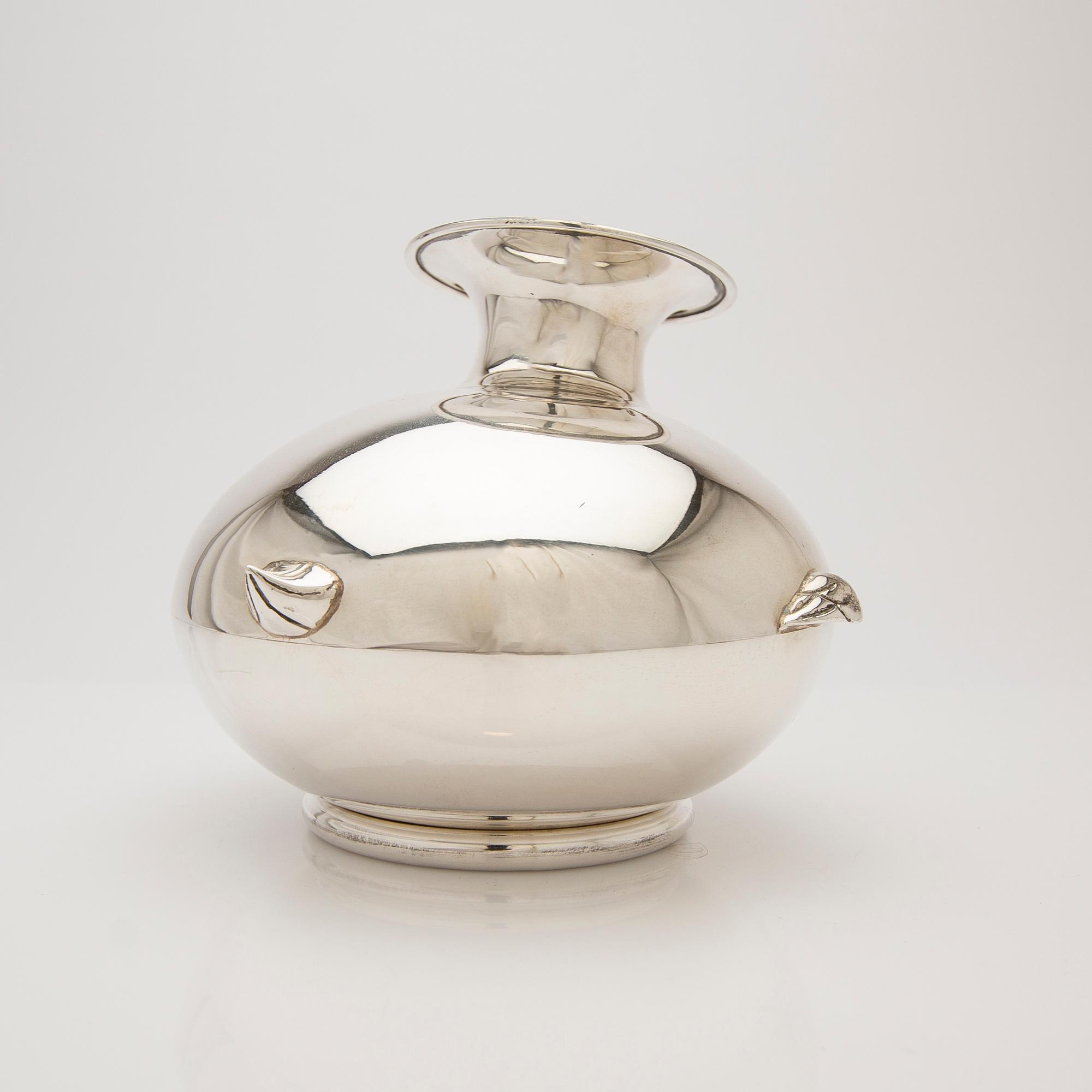 Decanter, sterling silver, Mexico.