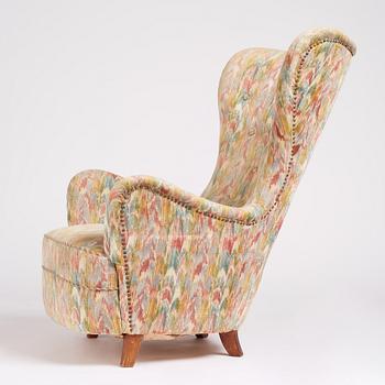 Sten Blomberg, fåtölj, Swedish modern, Meeths Göteborg, 1940-tal.