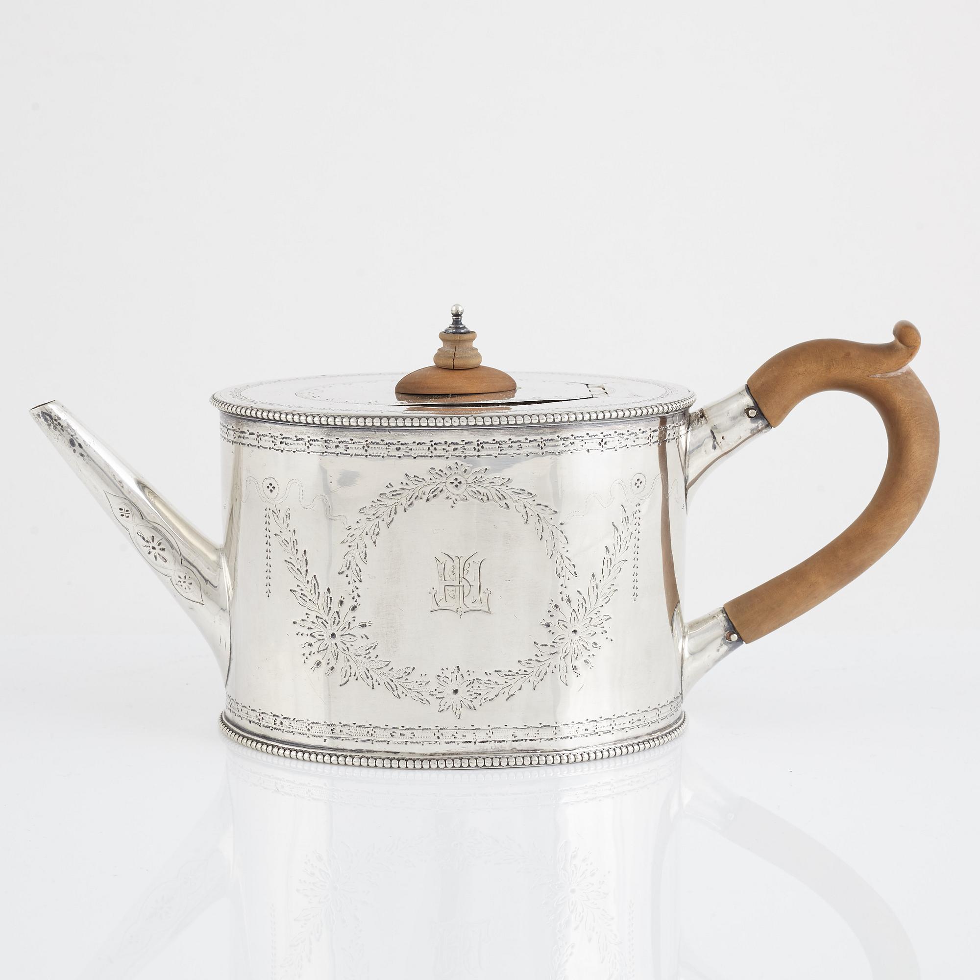 English silver teapot online