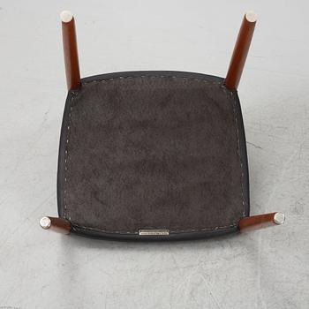 Bender Madsen & Ejner Larsen, a set of four chairs, Willy Beck, Denmark, 1960's.