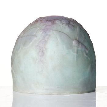 Agnes de Frumerie, a pâte de verre lamp shade/sculpture, Sweden, 1920s.