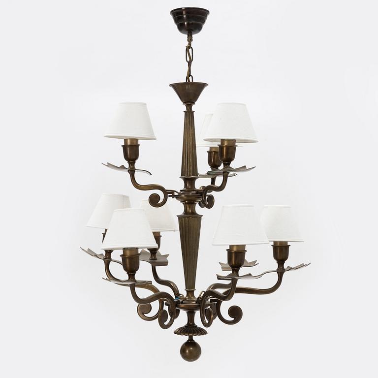 A ceiling light, 1930's/40's.