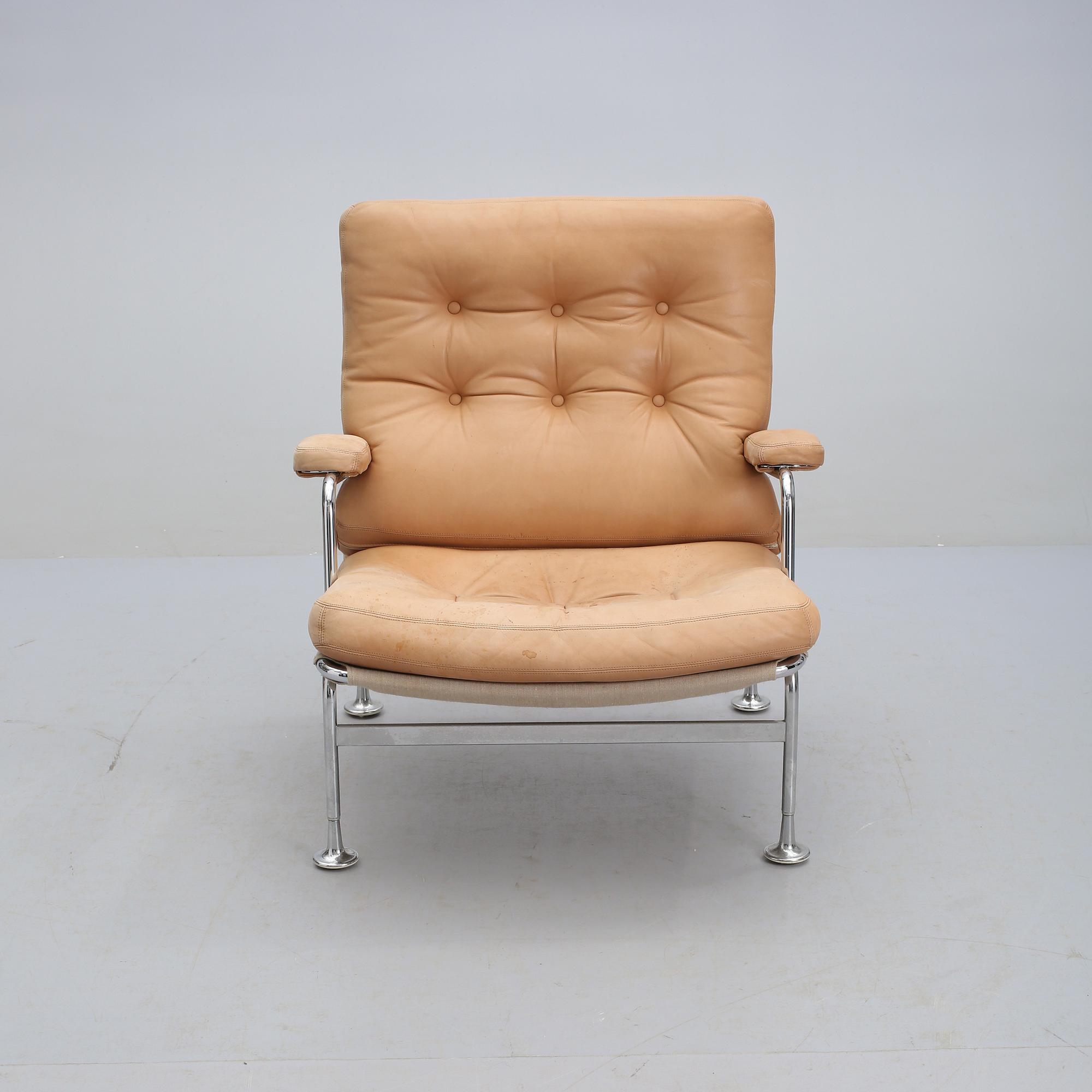 FÅTÖLJ, Bruno Mathsson, Dux, 1900-talets andra hälft.