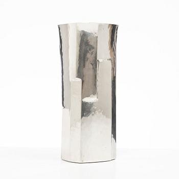 Rey Urban, a Sterling silver vase, Stockholm, 1975.