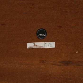 Severin Hansen, a rosewood table, Haslev, Denmark, 1960's.