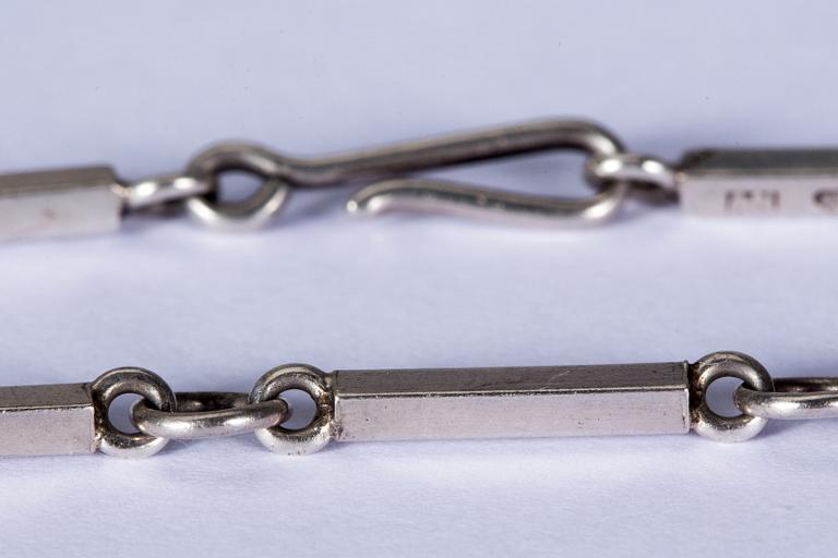 ARMLÄNK, silver, Wiwen Nilsson, Lund ca 1939. Vikt ca 6 g.