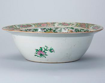 SKÅL, porslin, Kanton, Kina 1800-talets mitt.