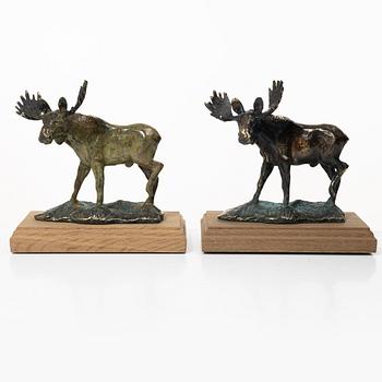 Torbjörn Forsberg, Moose bull, 2 pcs.