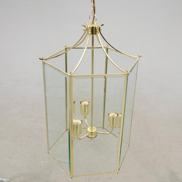 Ceiling lamp, late 20th century, known as "Bellmanslykta", manufactured by F:a F Facklam, late 20th century.