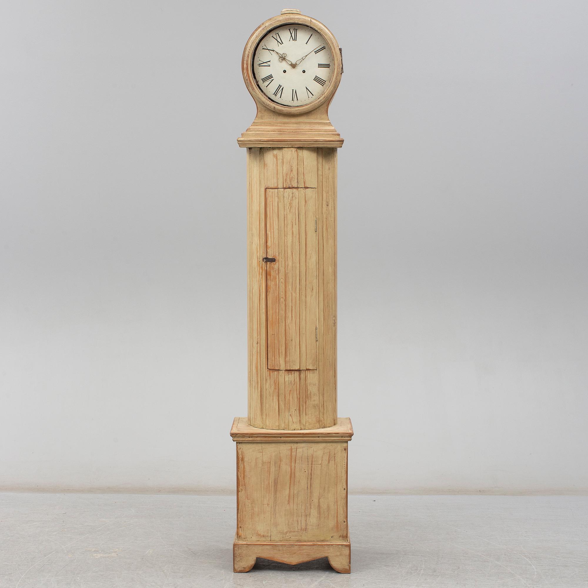 A 19th Century long case clock.