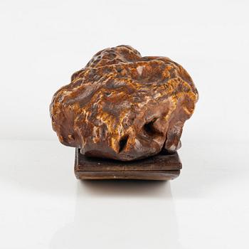 A carved wood ink dryer, second half of the 19th Century.