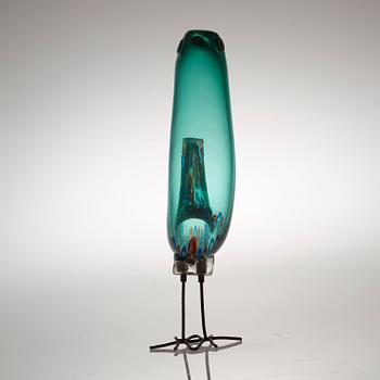 An Alessandro Pianon 'Pulcino' glass bird, Vistosi, Italy, 1960's.