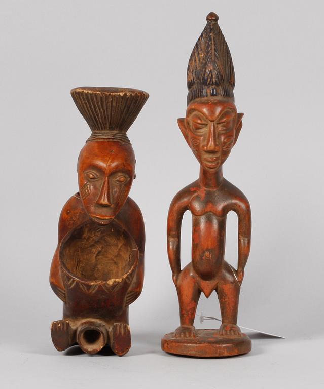 FIGURER, 2 st. Afrika.