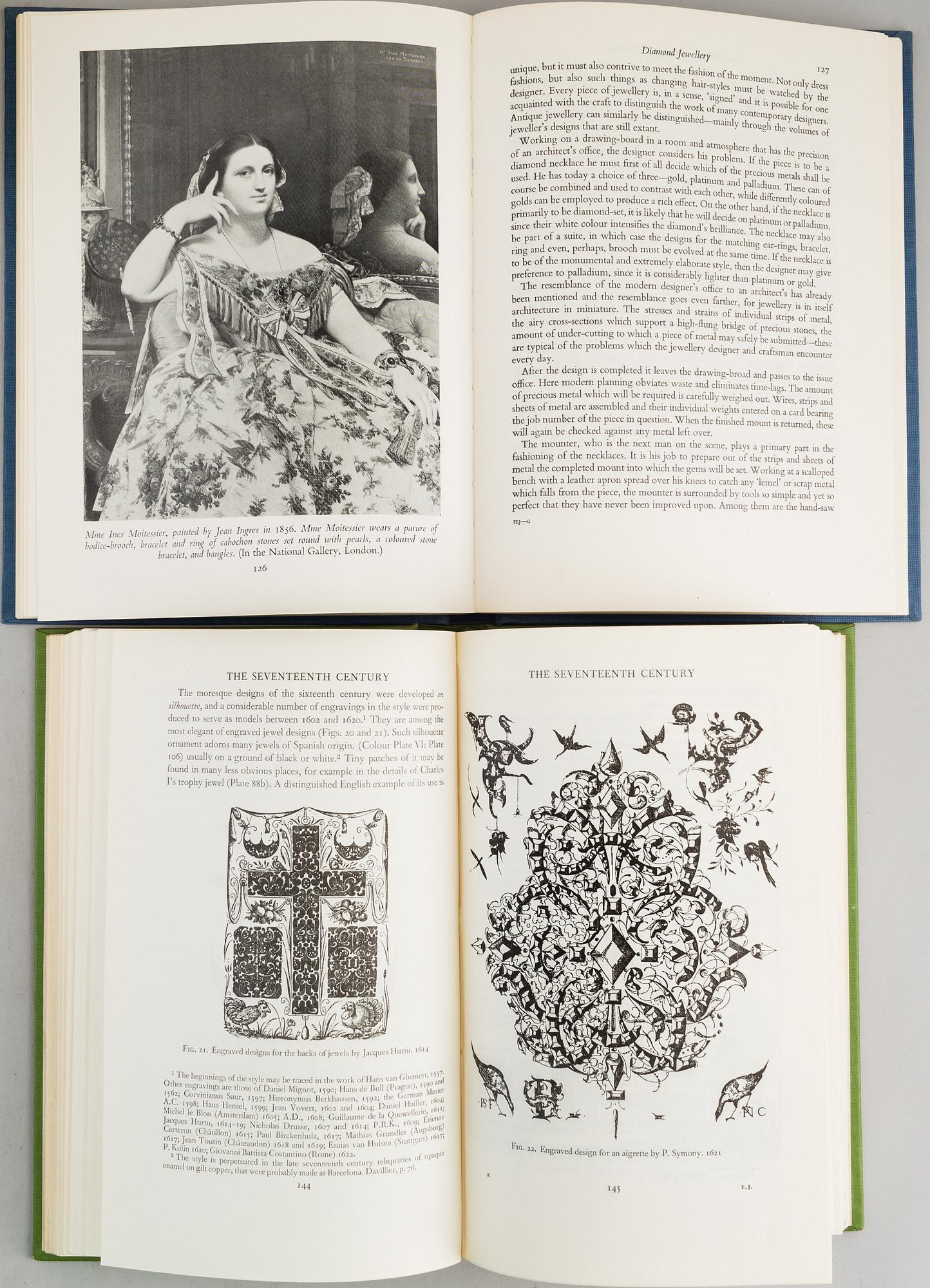 BÖCKER/HÄFTEN, 15 vol. smyckeslitteratur.