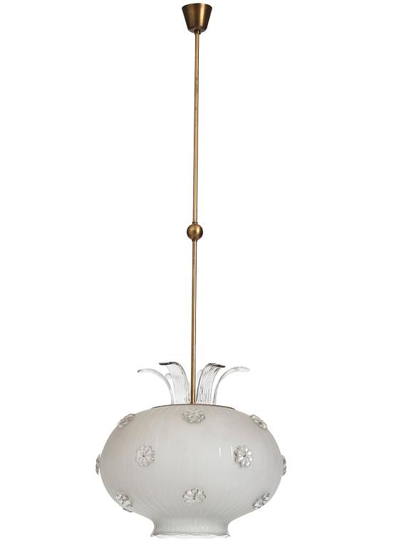 Harald Notini, a ceiling lamp, model "11556", Arvid Böhlmarks Lampfabrik, 1940s.