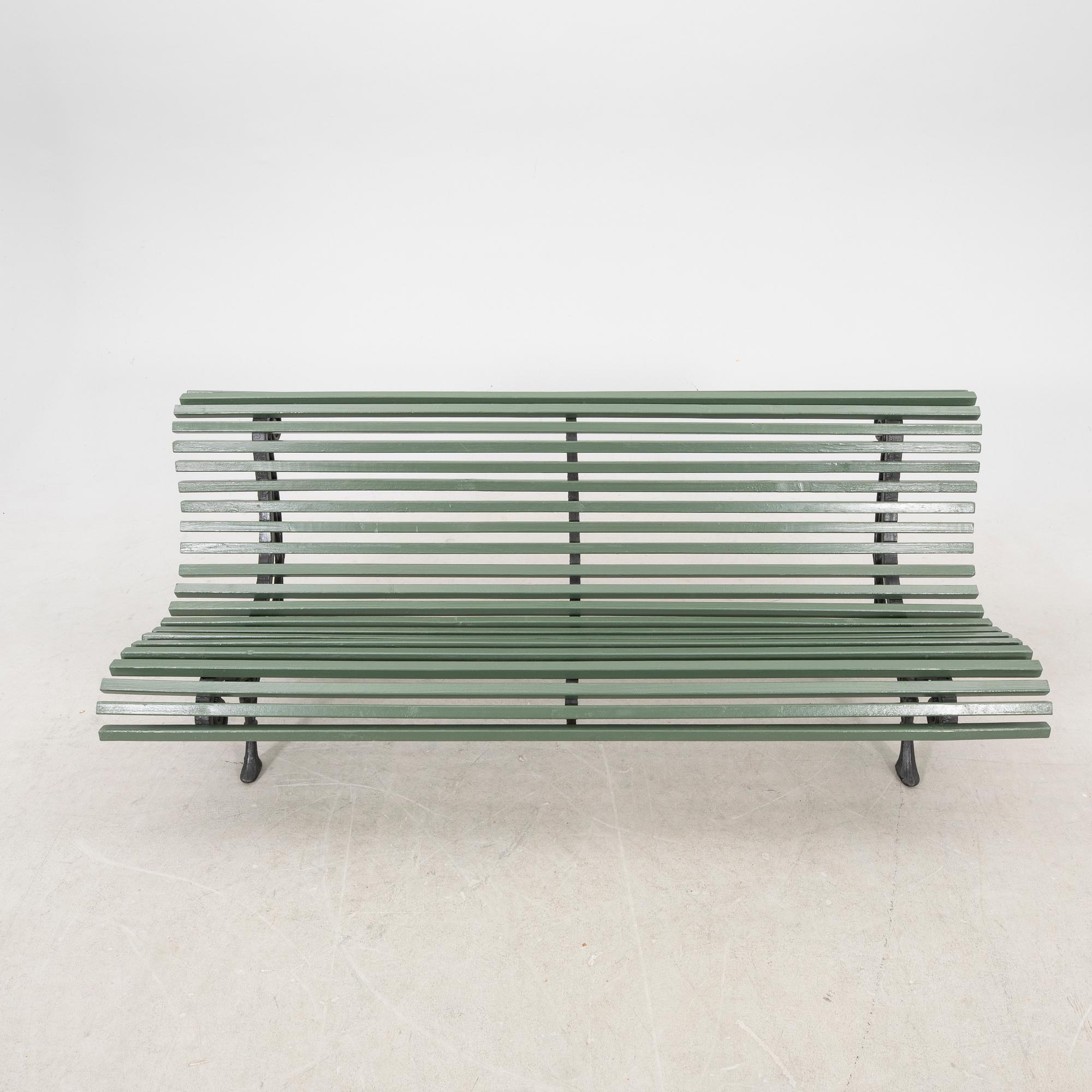 Parkbänk 1900-talets första hälft.