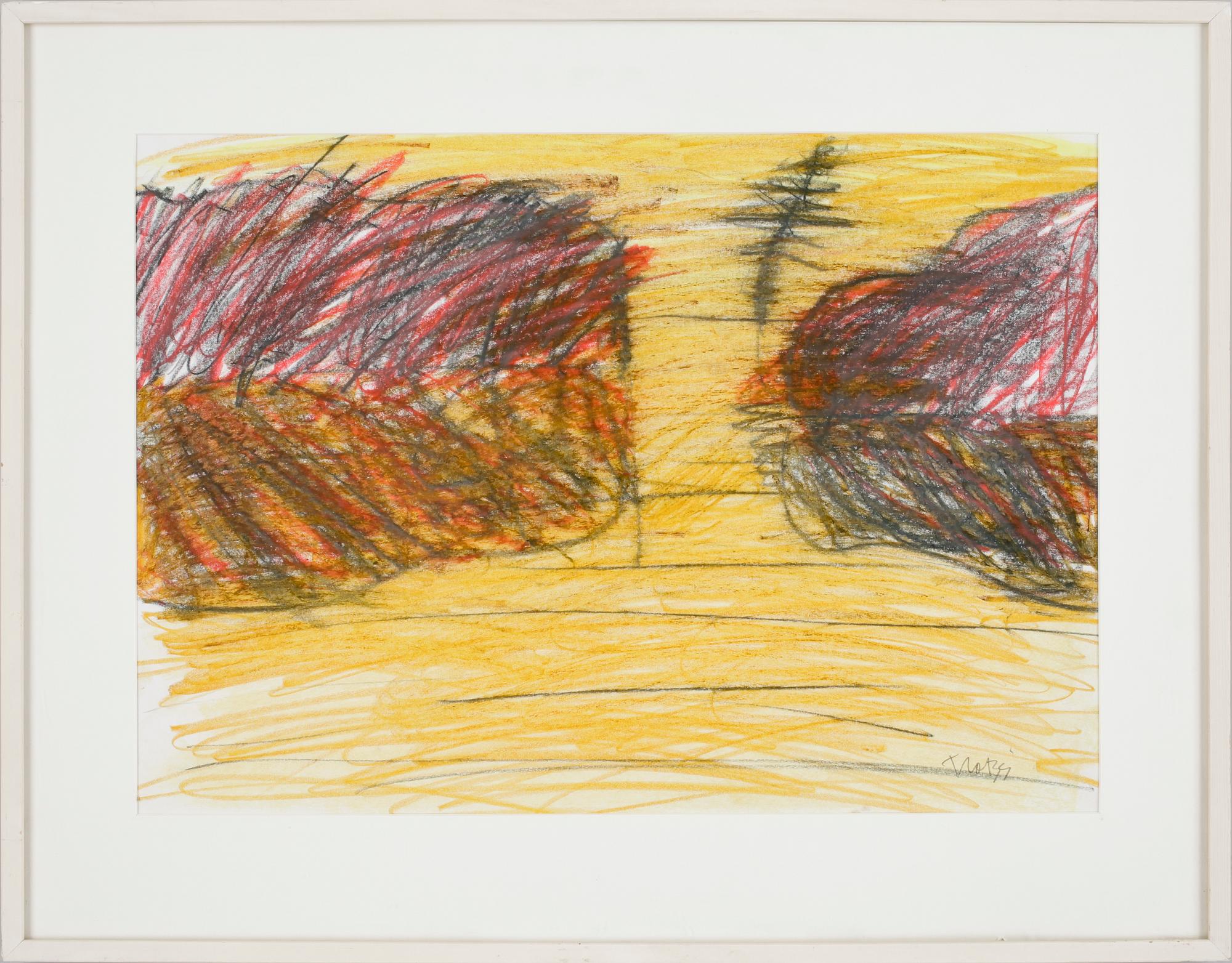 ULF TROTZIG, pastell, sign.