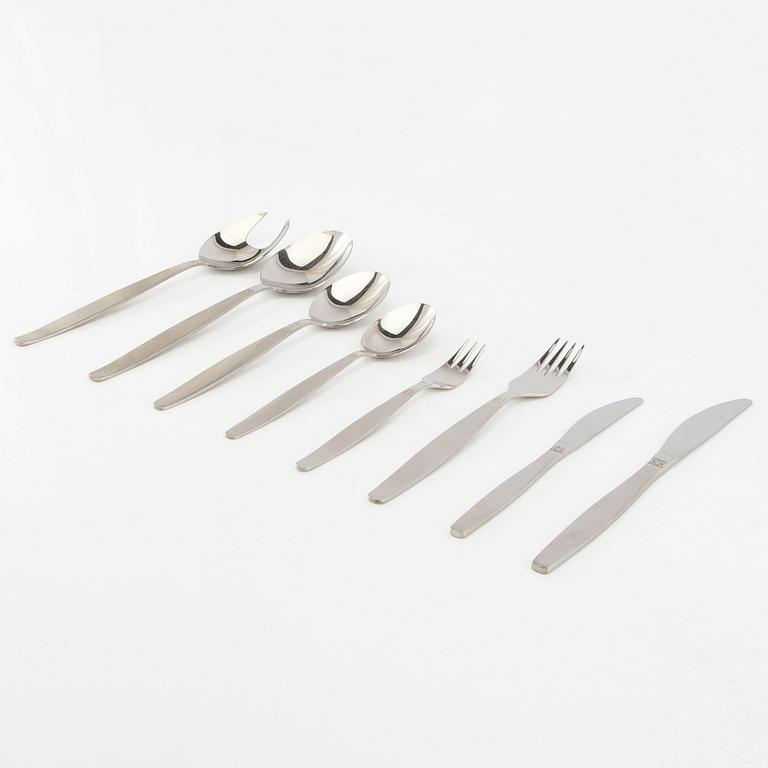 Sonja Katzin, 75-piece cutlery set "Sessan" for Nils Johan, 1960s, stainless steel.