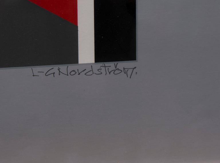 LARS-GUNNAR NORDSTRÖM, serigrafi, signerad, numrerad KV (provtryck).