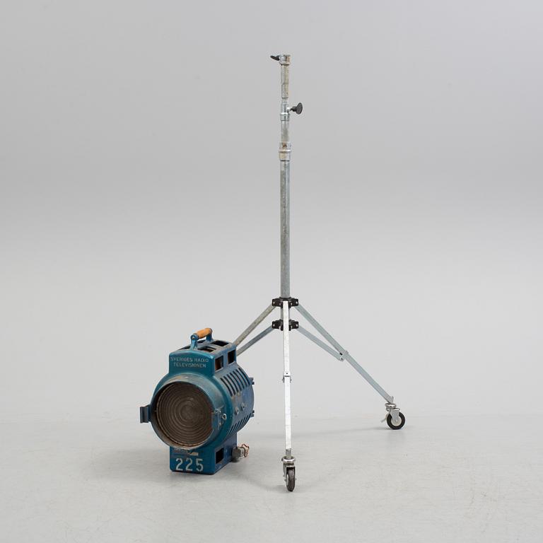 A spotlight, provenance The Swedish Television.