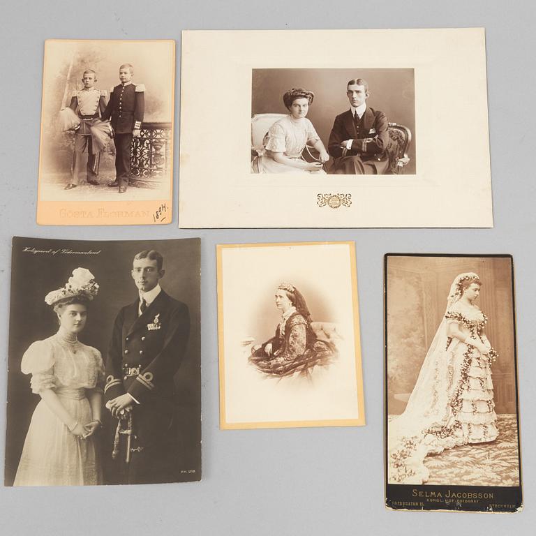 Various royal photographs, etc., approximately 30 pcs.