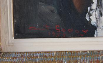 GODOY, ANTHONY. Olja på duk, sign o dat 1959.