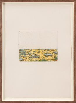 Sten Eklund, "Översiktsbild av den ditintills rådande vegetationstypen" Ur "Kullahusets hemlighet".