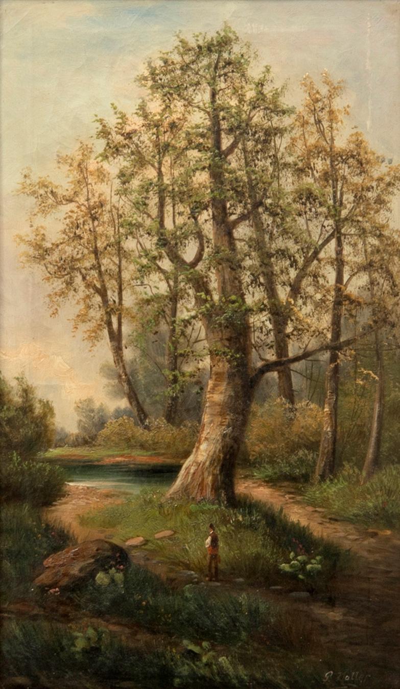 Unknown artist, Landscape motif.