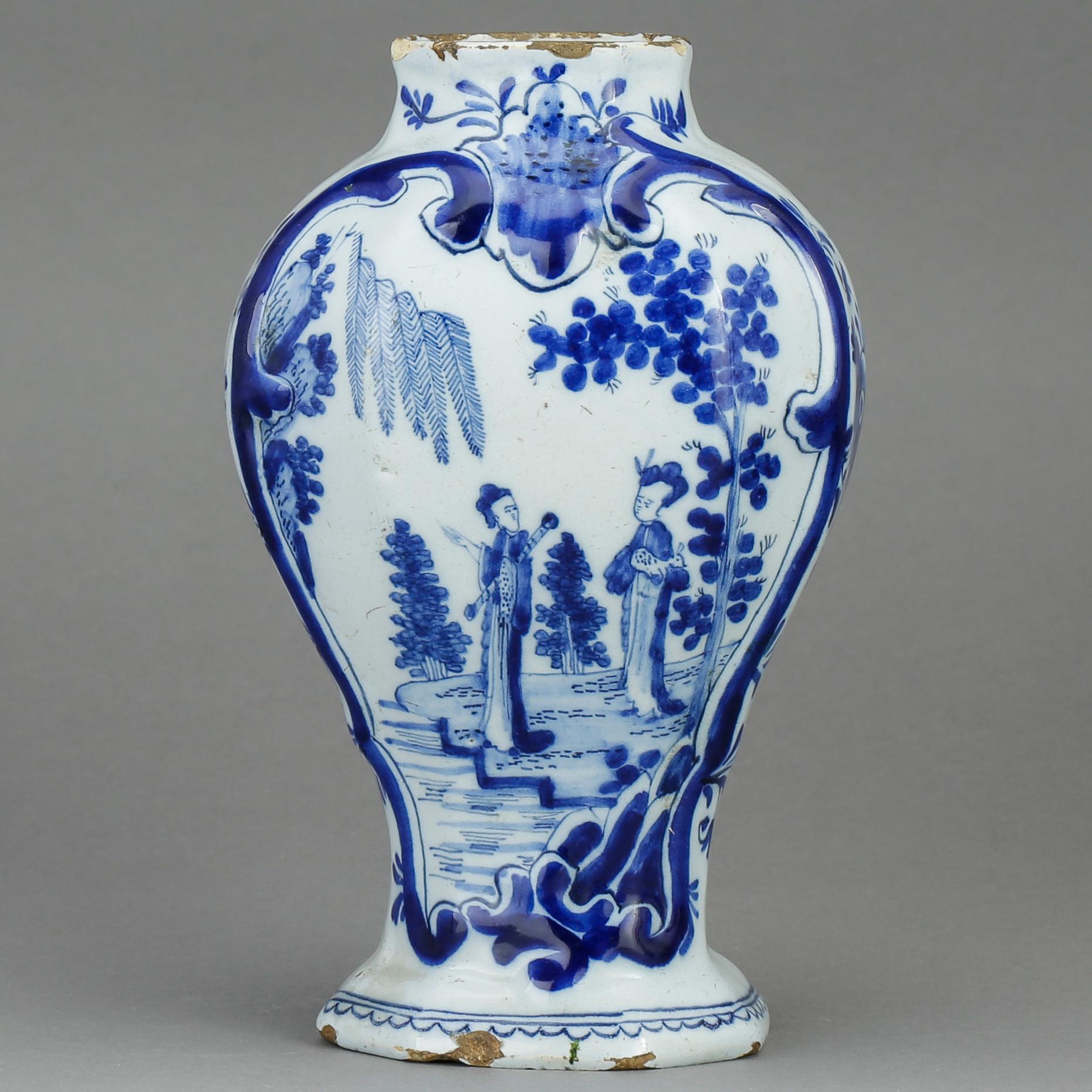 VAS, Delft, Holland, fajans. 1700-tal.