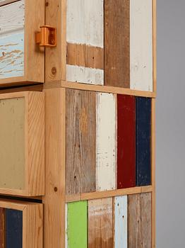 Piet Hein Eek, a "Classic Scrapwood Cabinet", Studio Piet Hein Eek, Netherlands, post 1990.