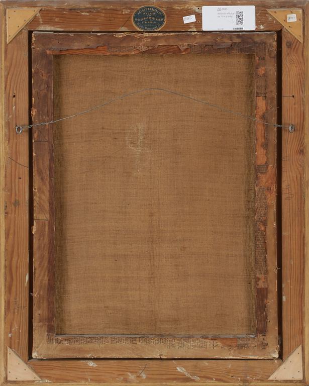 OKÄND KONSTNÄR, olja på duk, 1700-tal, ej signerad.