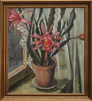 AGDA HOLST, olja på pannå, signerad och daterad 1930.
