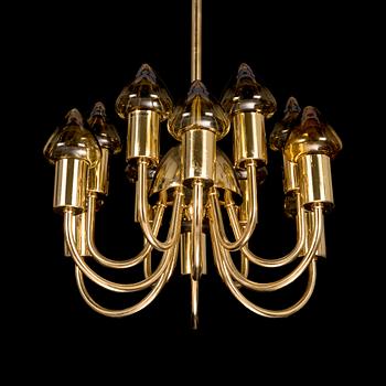 Hans-Agne Jakobsson, A Swedish ceiling lamp model T 808 from Markaryd. Height 80 cm.