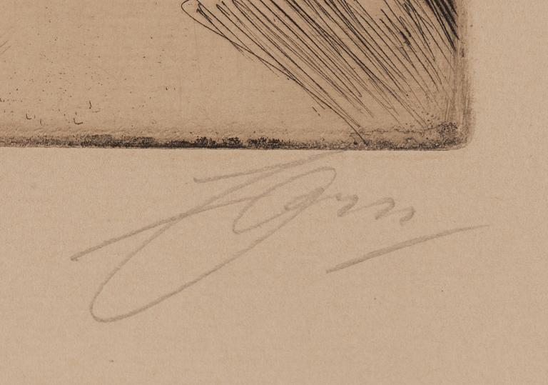 Anders Zorn, "Mrs. Clevland II".