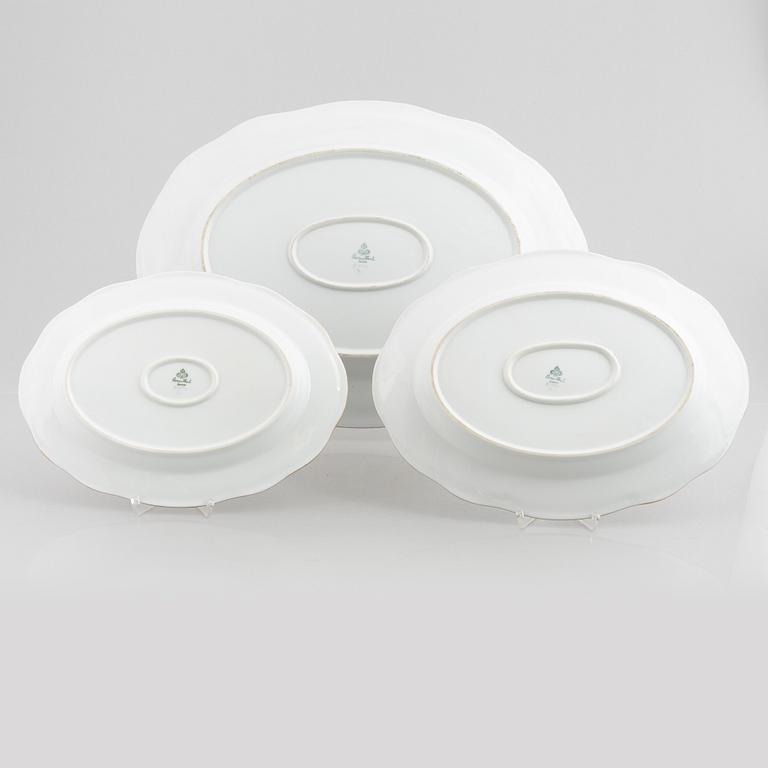 Matservis, 100 delar, Rosenthal, med monogram.