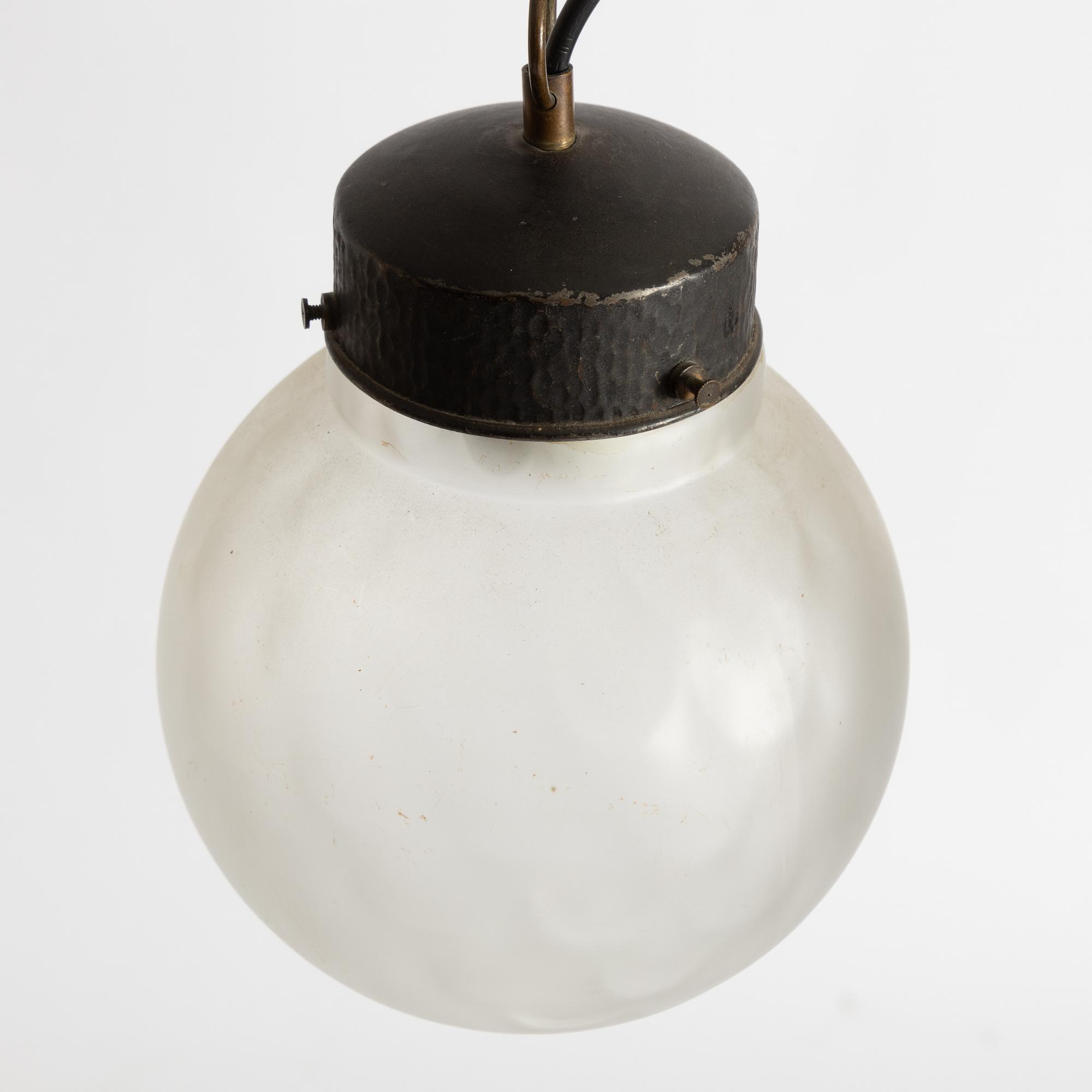 Arvid Böhlmarks Lampfabrik, a ceiling lamp model "5267", Stockholm, 1910s.