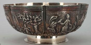 SKÅL, silver, Holland, sekelskiftet 1800/1900.
Vikt ca 125 g.