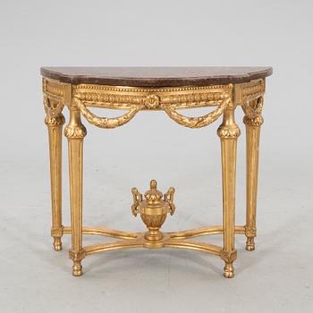 Console table in Gustavian style, first half of the 20th century.