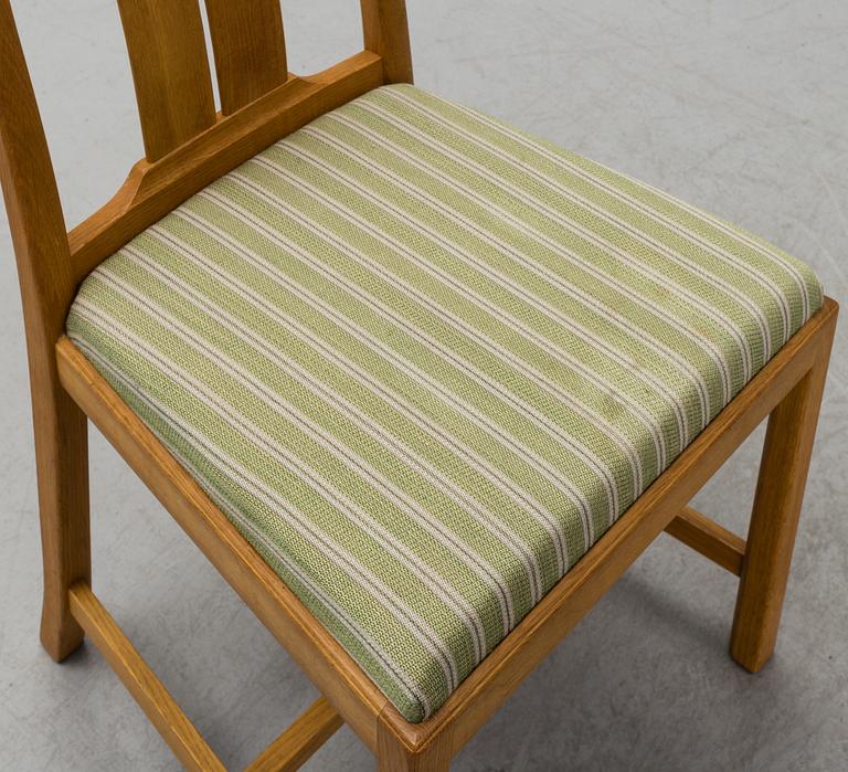 CARL MALMSTEN, matsalsgrupp 7 delar, "Ambassadör", Åfors Möbelfabrik.