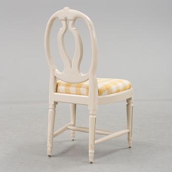 A Swedish Gustavian chair from the late 18th century.